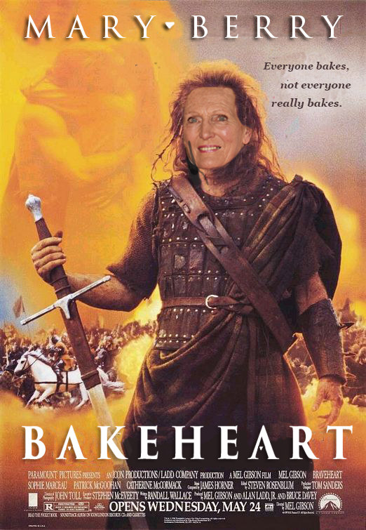 They may take our cakes, but they'll never take our freedom!"