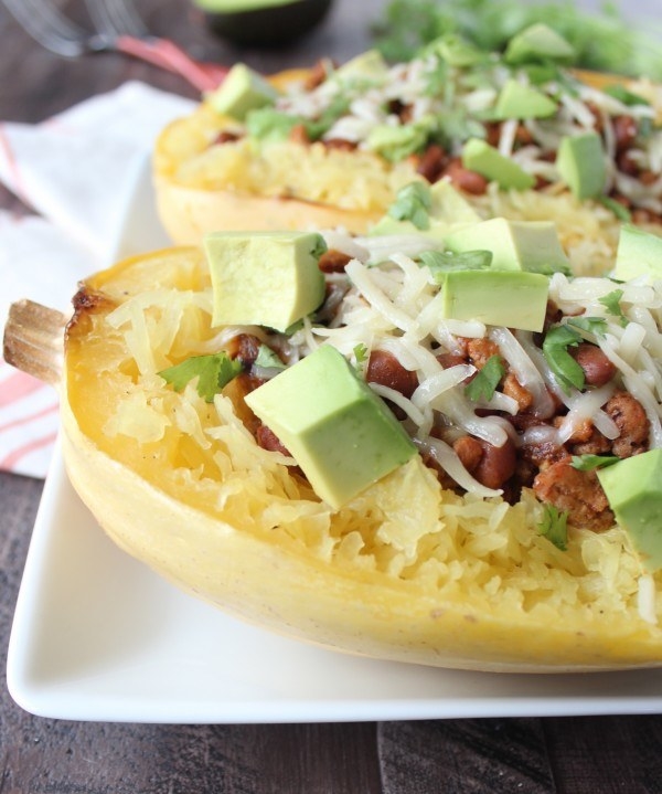 Turkey Chili Spaghetti Squash