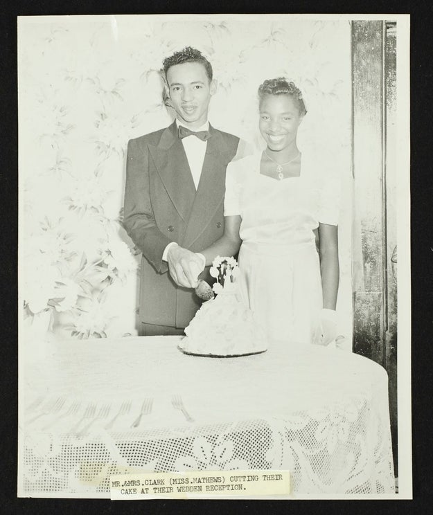 But you know what's (almost) better than grandparents? Pictures of them at their weddings.