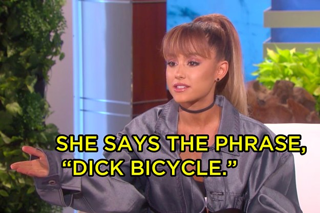 Ariana Grande Just Tried To Explain The Phrase Dick Bicycle