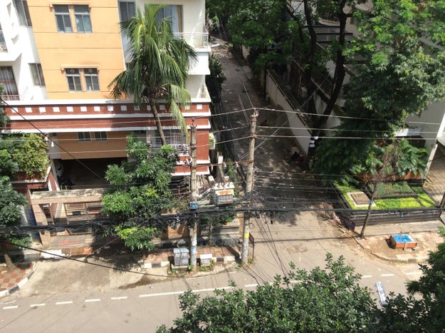 The situation seems to have rectified itself. Rees sent BuzzFeed some photos of Dhaka's streets today and the bloody flood has dispersed.