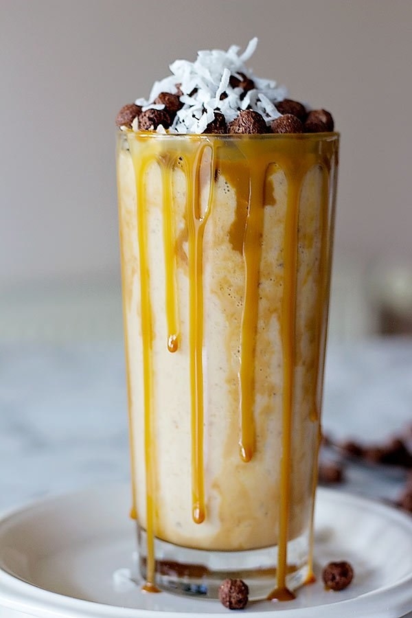 Peanut Butter Coco Puff Milkshake