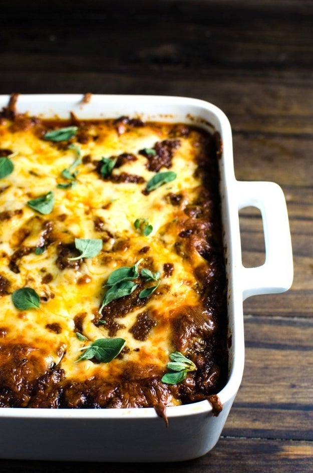 Polenta Lasagna Bolognese With Hidden Veggies