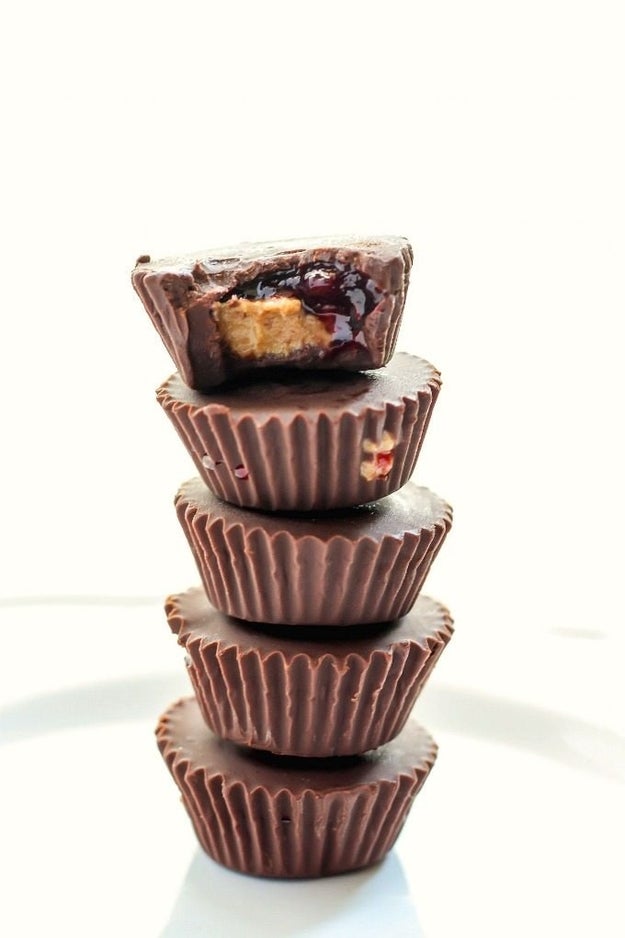 Almond Butter and Jelly Cups