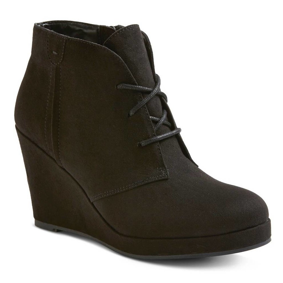 walnut ankle boots