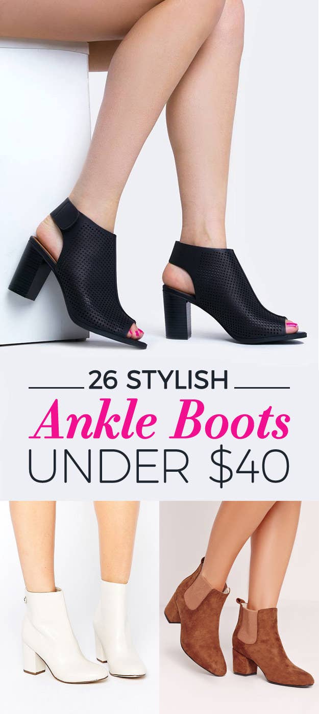 toeless ankle boots