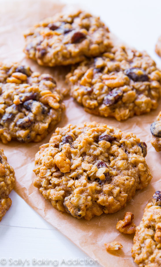 Soft and Chewy Oatmeal Raisin Cookies