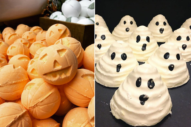 spooky bath bombs