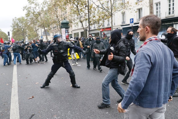 The law being protested is extremely contentious in France for a number of reasons, not least of which the way in which President François Hollande's Socialist party rammed it through the National Assembly in July.
