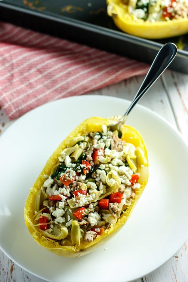 Greek Spaghetti Squash Bowls