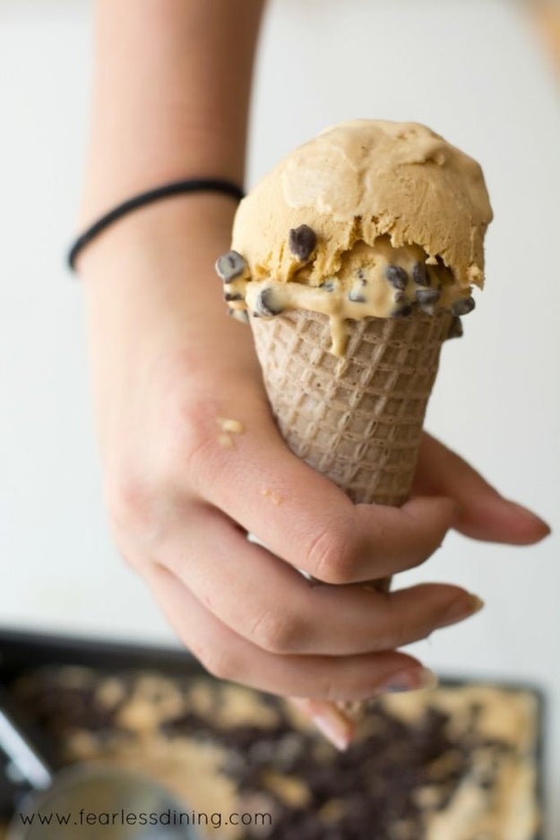 No Churn Caramel Chip Ice Cream