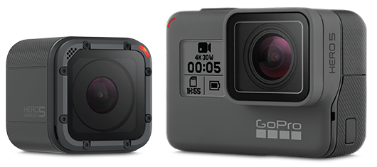 GoPro just unveiled two new cameras: the Hero 5 Black ($400) and the *slightly* more affordable Hero 5 Session ($300).