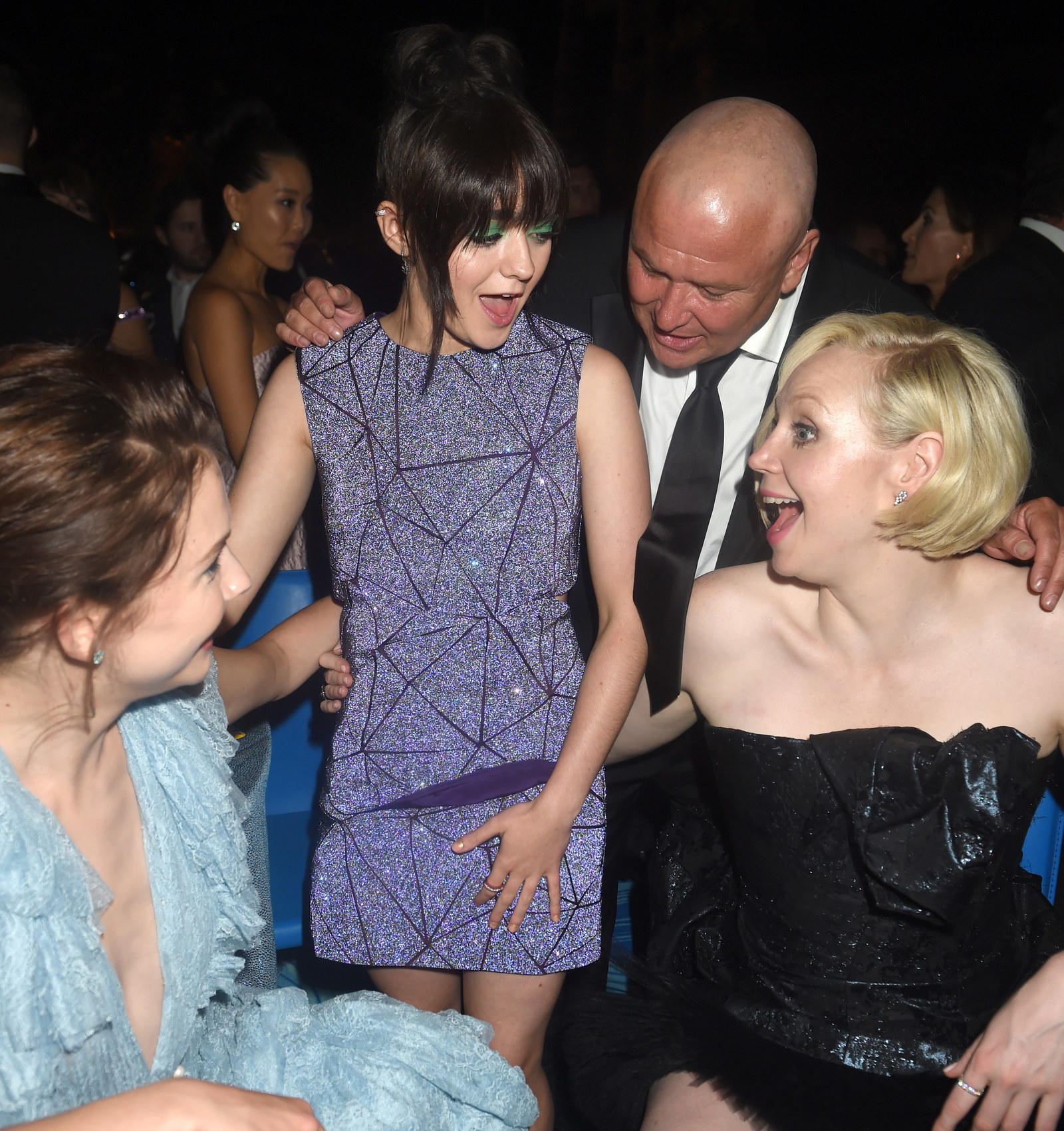 Hannah Murray, Maisie Williams, Conleth Hill and <b>Gwendoline</b> Christie. 