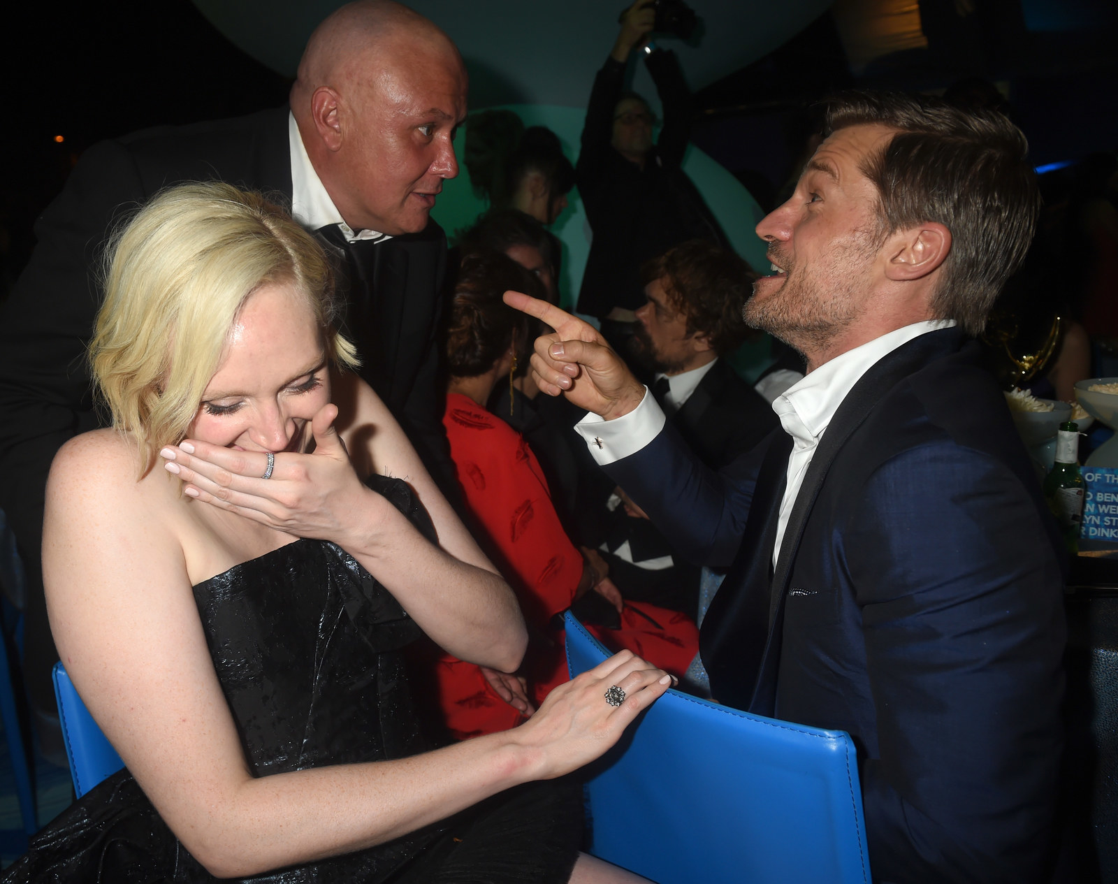 Gwendoline Christie, Conleth Hill and Nikolaj Coster-Waldau