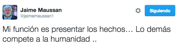 Jaime está comprometido con la verdad, pero dada la naturaleza sensible de este caso, no ha dicho que sucedió después del contacto.