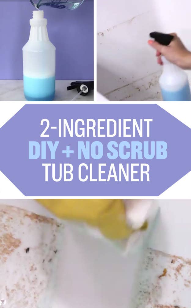 Homemade No-Scrub Tub Cleaner