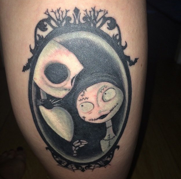 Nightmare Before Christmas Tattoos  Etsy Sweden