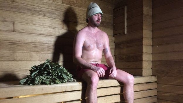 ‘I’ve never seen anyone in a sauna getting hit by a shrub. It’s like being in a car wash.’