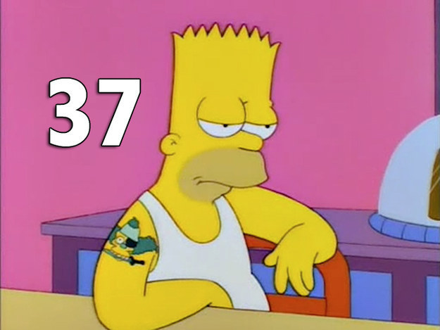 Bart Simpson tendría 37 años.