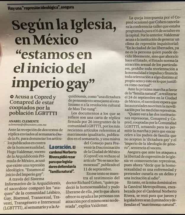 "We're at the beginning of a gay empire," Valdemar then said.
