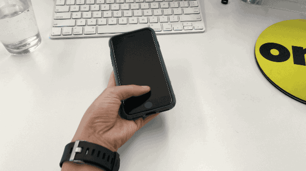 If you have an iPhone 6s, SE, or 7, go to Settings > Display & Brightness and slide to enable Raise to Wake (a good band name, tbh), which allows you to turn on the display to check the time or look at notifications without pressing any buttons.