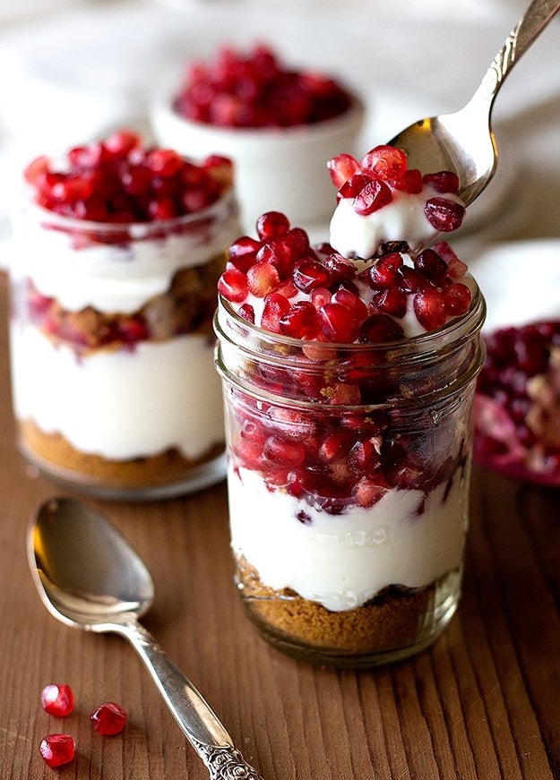 Four-Ingredient Pomegranate Parfait