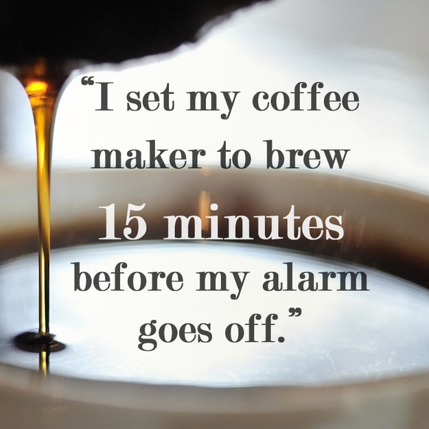 Wake up to the smell of coffee...