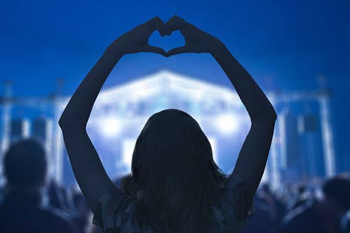 Weird, right? But it's true! Thirty-five percent of Americans polled said their top memory was their first show, compared to only 32% who said it was their first smooch!