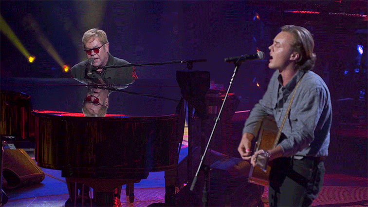 That's Parker Millsap with Elton John, btw.
