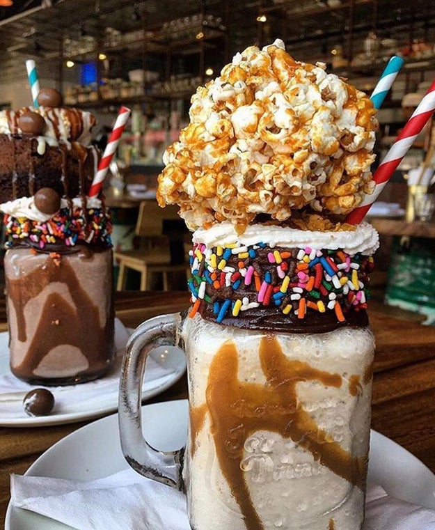 Get your hands on a towering monster shake at Fume Dubai.
