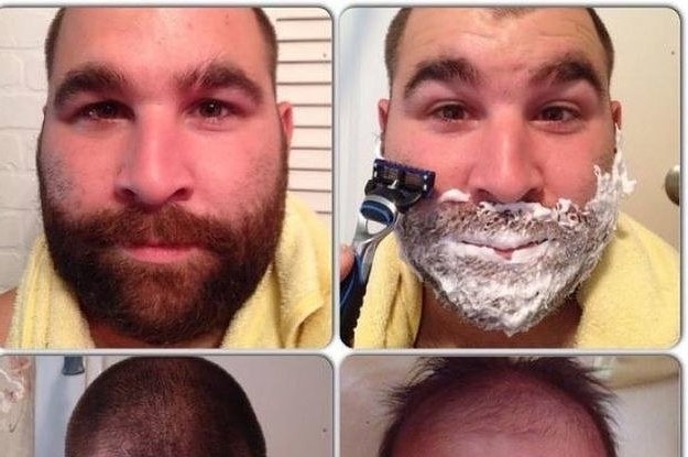 Бреет ли мальчик бороду сам себе
