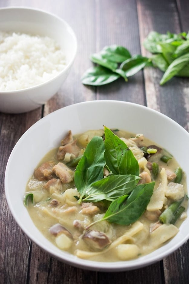 Easy Green Curry with Chicken