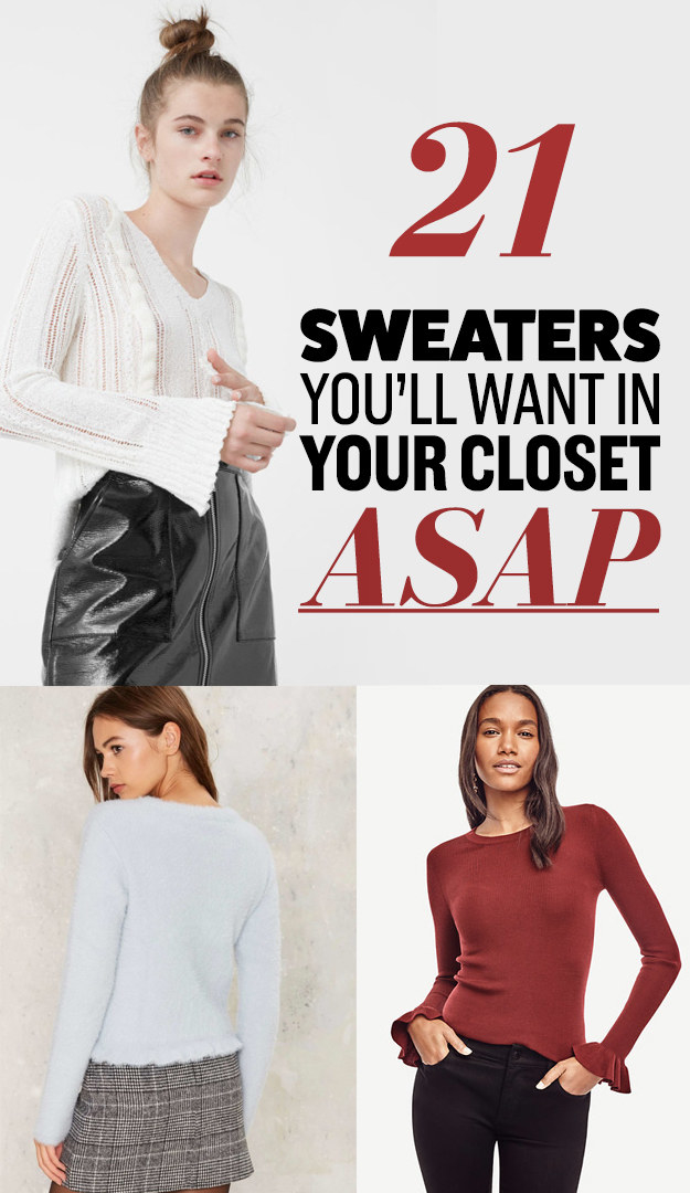 21 Sweaters You'll Want In Your Closet ASAP