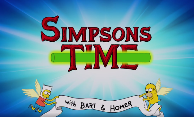 Sí. Es Springfield reimaginado en el universo de Finn y Jake.