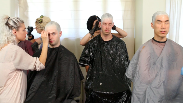 Whether bald by choice, or by circumstance... it's clear that both men and women can rock the look. However, when these men realized just how common male hair loss is, they enlisted the help of makeup artists to show them just what their future might look like: