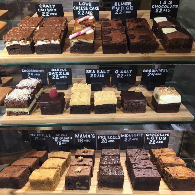 Gorge on several varieties of soft, chewy brownie at The Brownie Box.