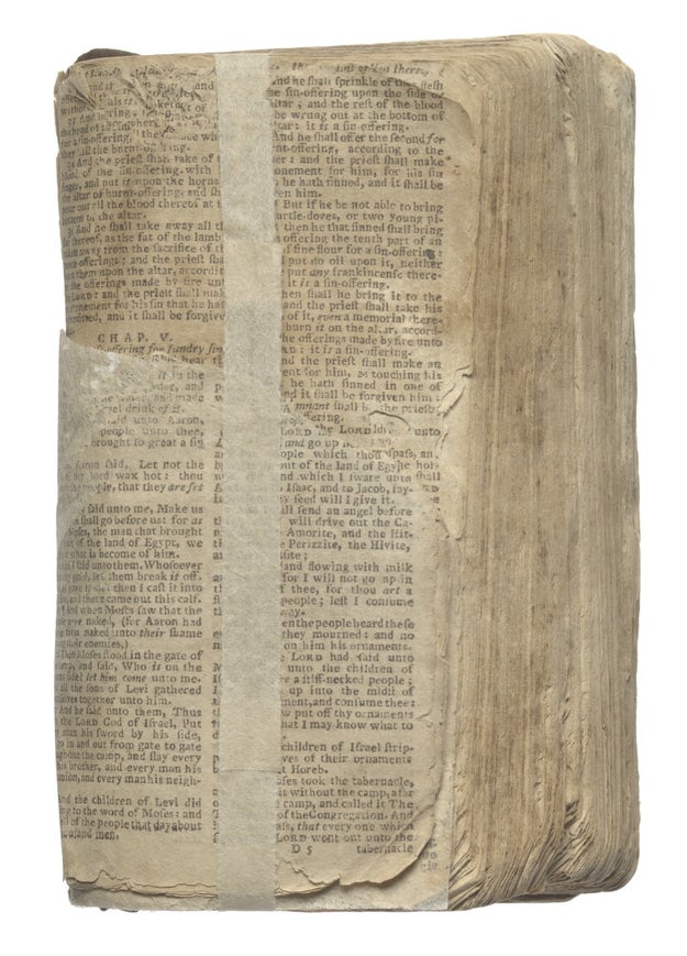 A bible owned by Nat Turner.