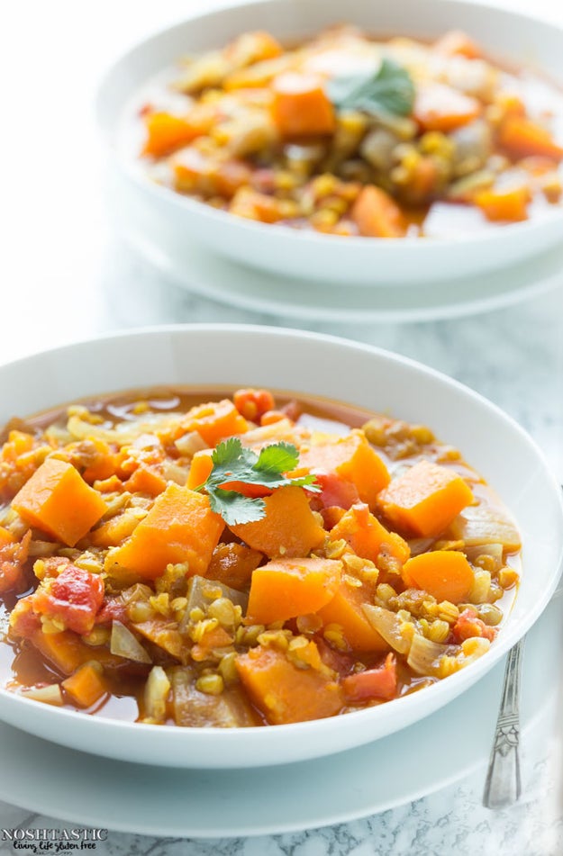 Easy Sweet Potato Lentil Curry