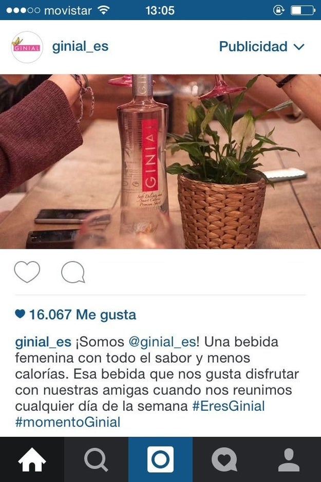 Ginebra para mujeres.