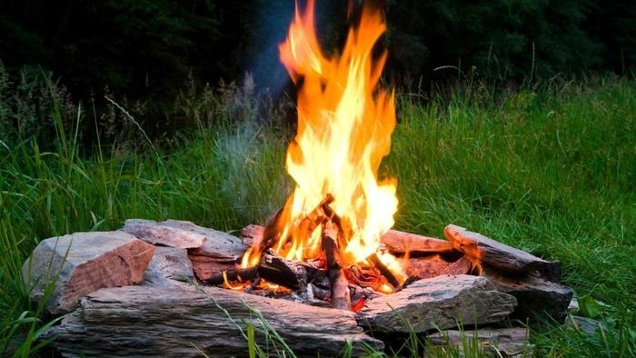 Colder weather means its time to start the fire. Making smores and getting warm by the fire screams fall!