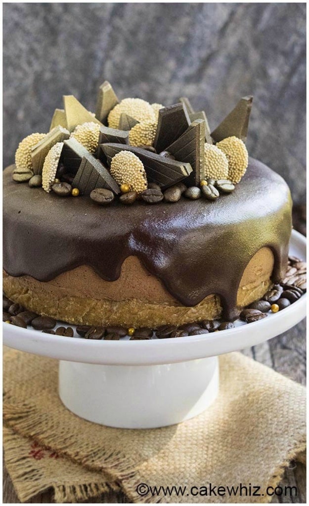 No-Bake Mocha Cheesecake