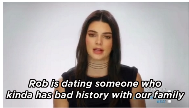 While the family didn't comment on the relationship at the time, the drama behind the scenes unfolded on the last season of Keeping Up With the Kardashians.