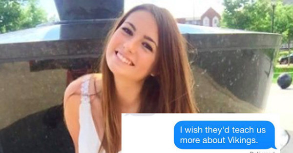 This Woman Asked Her Crush About The Vikings And It Became A Huge Meme