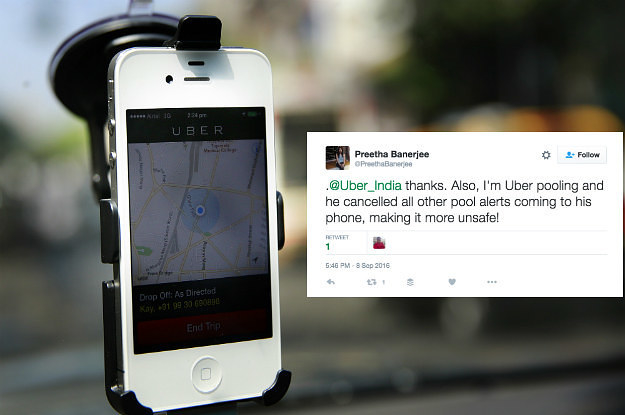 She alleged that during the ride, the driver threatened to throw her out of the cab, and so she started live-tweeting the entire incident directly to Uber India’s Twitter handle.