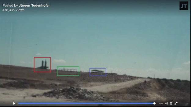 Meanwhile, a user on reddit tracked down the location in the opening of the video and identified it as being in a quarry in a regime-controlled area of Syria.
