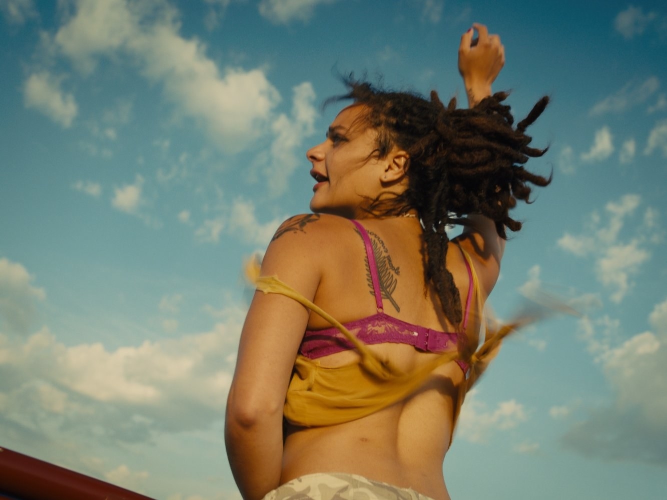 American honey sex scene tampon