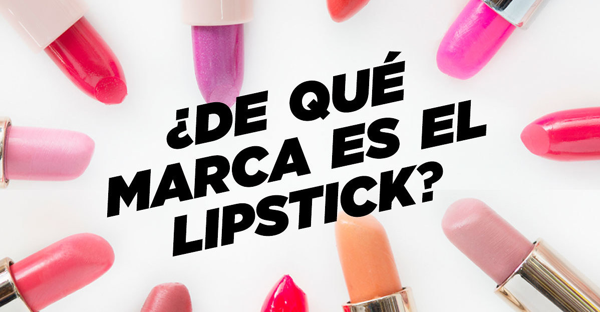 ¿Puedes adivinar correctamente la marca de lipstick por solo una imagen