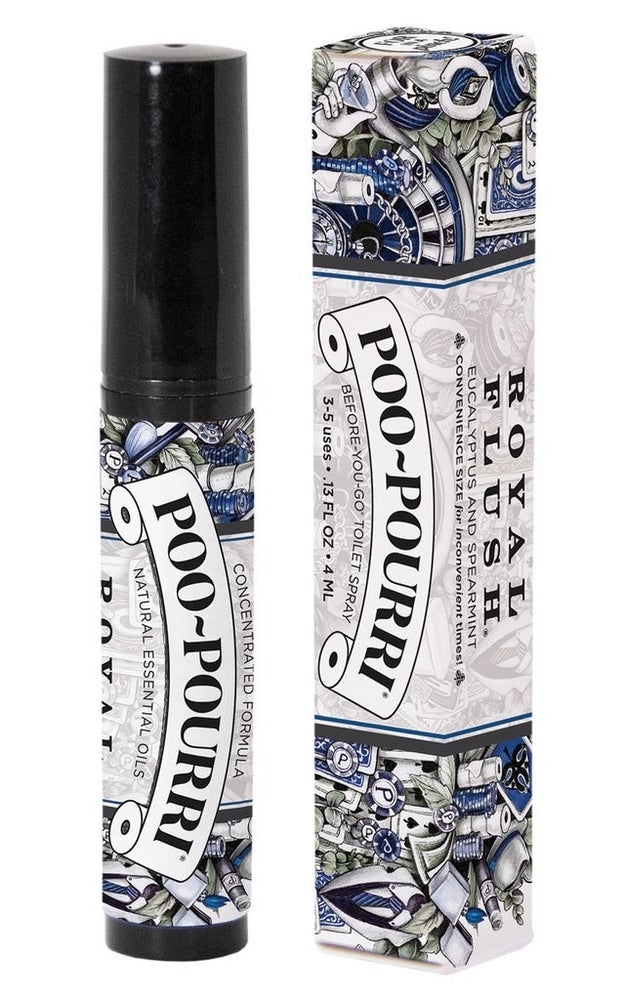 Make smelly poo a thing of the past with Poo-Pourri’s Before-You-Go toilet spray.