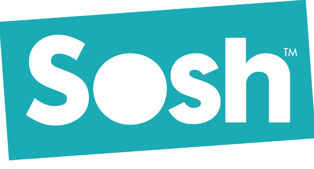Sosh évoque la prononciation du début de social network («réseau social»), afin d'insister sur l'idée de communauté.