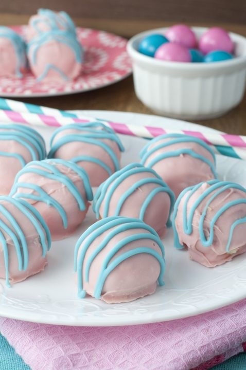 Cotton Candy Oreo Truffles